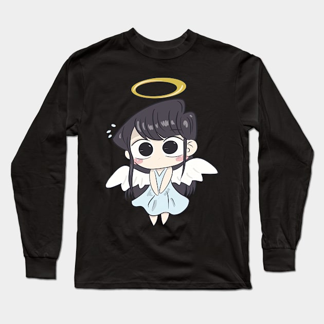 Komi-san wa, Comyushou desu Long Sleeve T-Shirt by hony.white